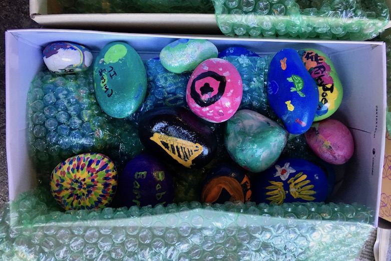 <p>Another collection of painted rocks that will soon add color and hope to a United States Army Hospital in Kuwait.</p>
