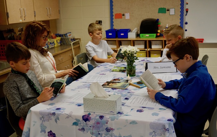 <p>Discussing “Hatchet” by Gary Paulsen.</p>
